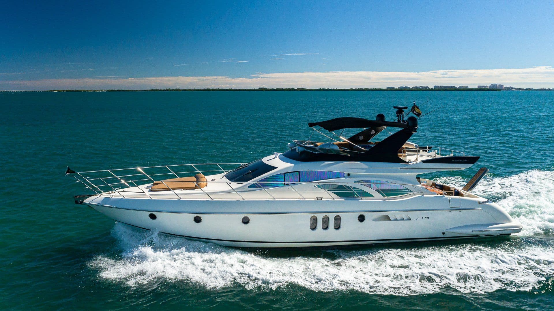 Azimut L'chaim 65 yacht rental in Miami